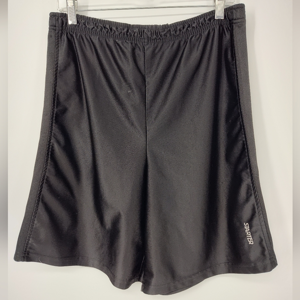 Starter Black Athletic Shorts Boys Large 14/16